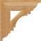 Ekena Millwork Merced Traditional Rough Sawn Bracket, Western Red Cedar, 4"W x 16"D x 16"H BKT04X16X16MRC01RWR - alternate 2
